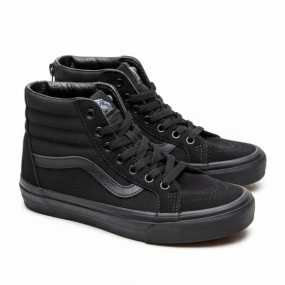 Vans Other - Vans Kids High Top Sneakers Black US Size 1